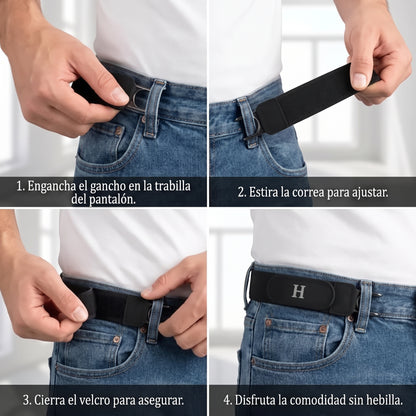 Cinturón elástico sin hebilla de ultra confort